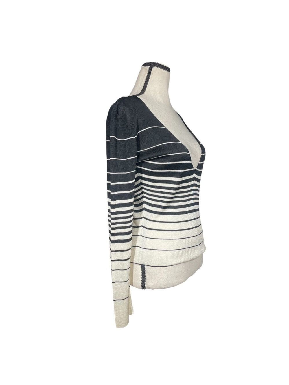 Striped Knit Sweater - Picture 2 of 4